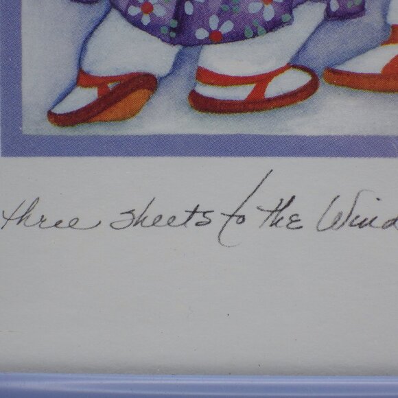 "Three Sheets to the Wind" by Barbara Lavallee Fine Art Print/ Signed/ Framed - Picture 3 of 7